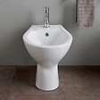KIAMAMI VALENTINA - Set De Sanitaires Au Sol Distancés Du Mur Wc Et Bidet | Cipro - vignette