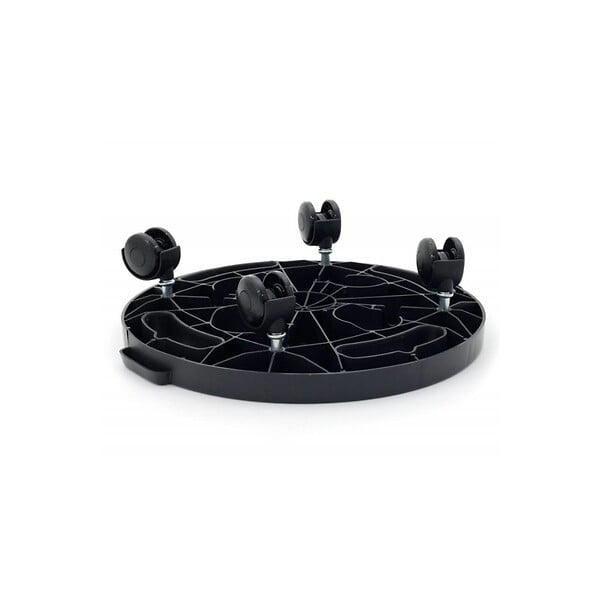 ARTPLAST - Support Plante Rond 30x7cm - Plateau à Roulettes Porte Pot de Fleurs Charge Lourde 170kg - Polypropylène antichoc Art Plast - large