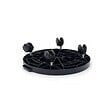 ARTPLAST - Support Plante Rond 30x7cm - Plateau à Roulettes Porte Pot de Fleurs Charge Lourde 170kg - Polypropylène antichoc Art Plast - vignette