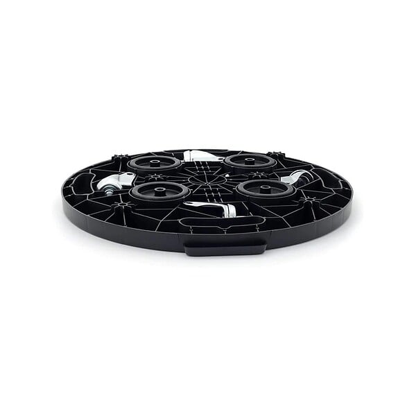 ARTPLAST - Support Plante Rond 30x7cm - Plateau à Roulettes Porte Pot de Fleurs Charge Lourde 170kg - Polypropylène antichoc Art Plast - large