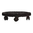 ARTPLAST - Support Plante Rond 30x7cm - Plateau à Roulettes Porte Pot de Fleurs Charge Lourde 170kg - Polypropylène antichoc Art Plast - vignette