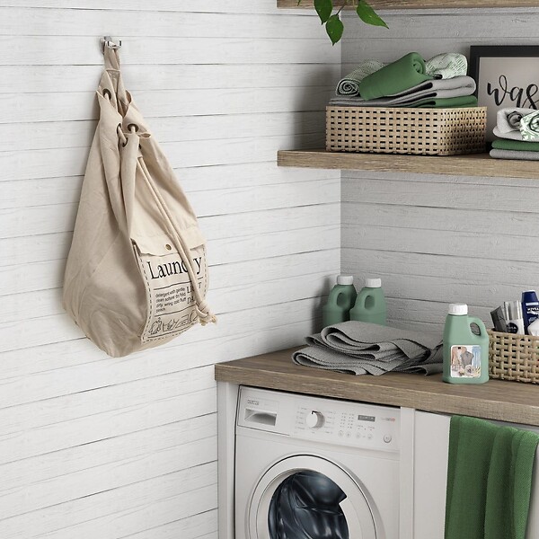 KIAMAMI VALENTINA - Sac À Linge En Coton 30Lt - large