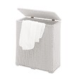 KIAMAMI VALENTINA - Panier À Linge Blanc Pour La Salle De Bains | Robinia - vignette