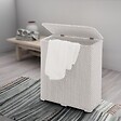 KIAMAMI VALENTINA - Panier À Linge Blanc Pour La Salle De Bains | Robinia - vignette
