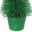 FEERIC LIGHTS & CHRISTMAS - Déco de Noël Sapin de table Vert à Paillettes H 14 cm - vignette