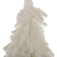 FEERIC LIGHTS & CHRISTMAS - Sapin de table artificiel Blanc avec base en Jute H 20 cm - vignette