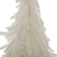 FEERIC LIGHTS & CHRISTMAS - Sapin de table artificiel Blanc avec base en Jute H 27 cm - vignette