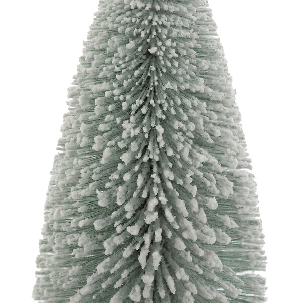 FEERIC LIGHTS & CHRISTMAS - Décoration de Noël Sapin de table artificiel vert enneigé H 35 cm - large