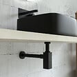 KIAMAMI VALENTINA - Siphon Décoratif Carré En Laiton Noir Mat - vignette