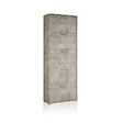 KIAMAMI VALENTINA - Meuble À Chaussures Gris Effet Béton Avec 5 Portes À Double Profondeur - vignette