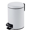 KIAMAMI VALENTINA - Poubelle De Salle De Bains Ronde En Acier Inoxydable À Fermeture Souple De 5 Litres, Actionnée Par Pédale | Papaya - vignette