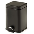 KIAMAMI VALENTINA - Poubelle De Salle De Bain Rectangulaire En Acier Noir 3L  | Artemisia - vignette