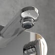 VILLEROY ET BOCH - Mitigeur lavabo mural  O.novo Start avec vidage Push Open chrome + corps encastré - vignette