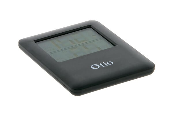OTIO - Thermomètre hygromètre digital intérieur - Noir - Otio - large