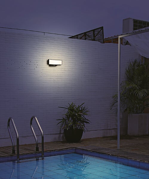 VOLTMAN - Applique murale extérieure filaire IP65 (1400lm 3000K A++) - Voltman - large
