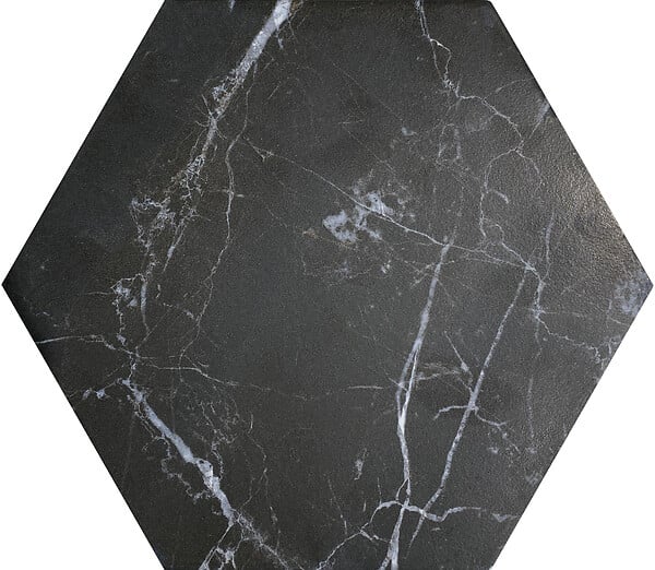 CERAM INDUSTRIE - Carrelage intérieur sol et mur Marquina - Black - 20x24 - 0.92m2/bte - large