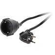 ZENITECH - Rallonge Schuko H05VV-F 3G1,5mm² - 25m - noir - Zenitech - vignette