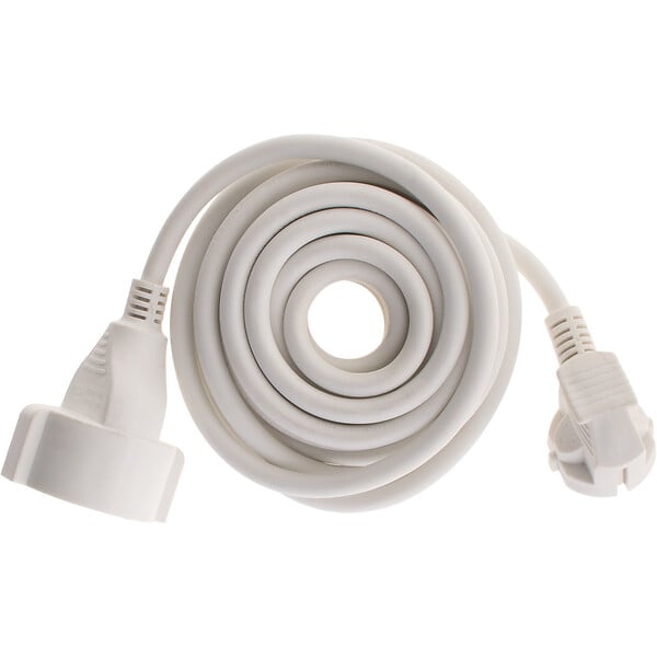 ZENITECH - Rallonge Schuko HO5VV-F 3G1,5mm² 5m - blanc - Zenitech - large