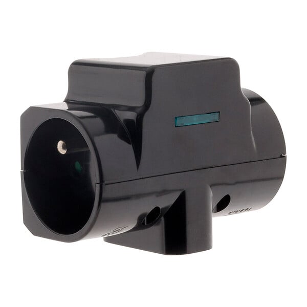 ZENITECH - Triplite parafoudre 2x16A 2P+T + 1x6A 2P - Noir - Zenitech - large