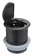 OTIO - Bloc prise encastrable + clapet + port USB-C - Noir - Otio - vignette