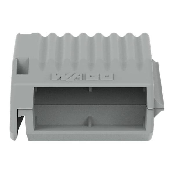 WAGO - Gelbox Wago pour conducteurs - Sans bornes de raccordement - Connexion traversante - Taille 1 - Gris - large