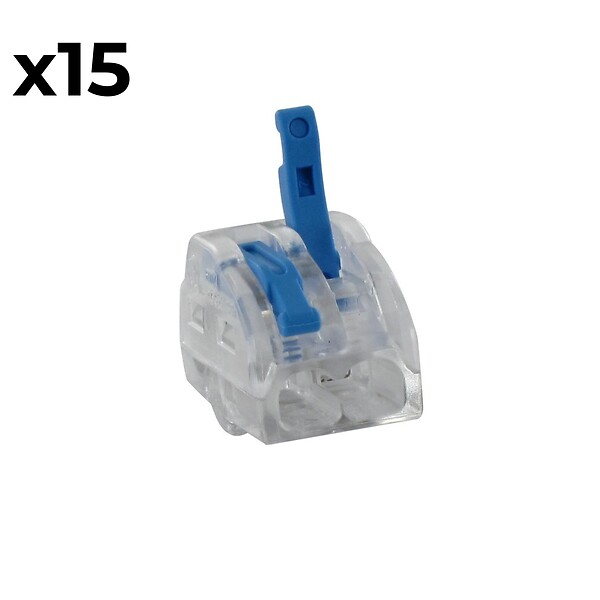 BLM - Sachet de 15 bornes 2 entrées - 485 - Blm - large