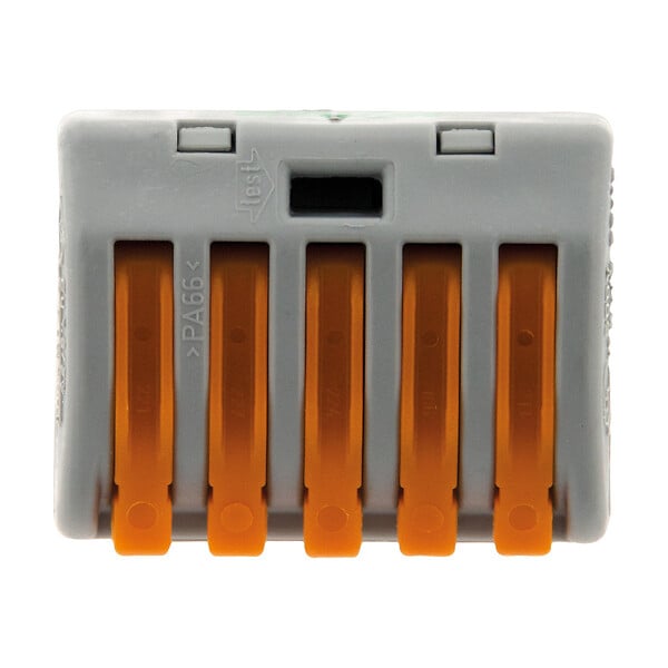 WAGO - Sachet de 5 bornes 5 entrées série 222 - Wago - large