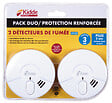 KIDDE - Pack 2 détecteurs de fumée 3Y29 + 1 monoxyde de carbone - Kidde - vignette