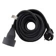 ZENITECH - Lot de 6 prolongateurs 16A 2P+T HO5VV-F 3G1,5mm² - noir 3m - Zenitech - vignette