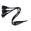 ZENITECH - Prolongateur à triple tête pour chantier HO7RN-F 16A 3G1,5mm² - Noir 1m - Zenitech - vignette
