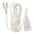 ZENITECH - Prolongateur 2m - HO3VVH2F 2x0,75mm² 6A - blanc - Zenitech - vignette