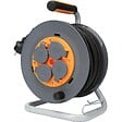 ZENITECH - Enrouleur de chantier IP44 4 prises 16A 3G1,5mm² 25m - orange - Zenitech - vignette