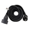 ZENITECH - Lot de 5 prolongateurs 16A HO5VV-F 3G1,5mm² - Noir 3m - Zenitech - vignette