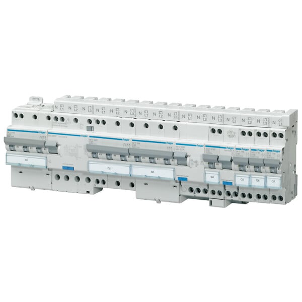 HAGER - Disjoncteur différentiel type HI Hager - 1P+N - 20A - 30mA - 3kA - Courbe C - large
