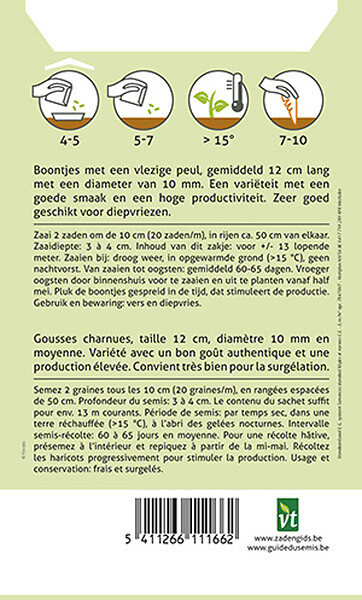 ARBORIX - Haricots Nains Montano - Ca. 50 gr (Livraison Gratuite) - large