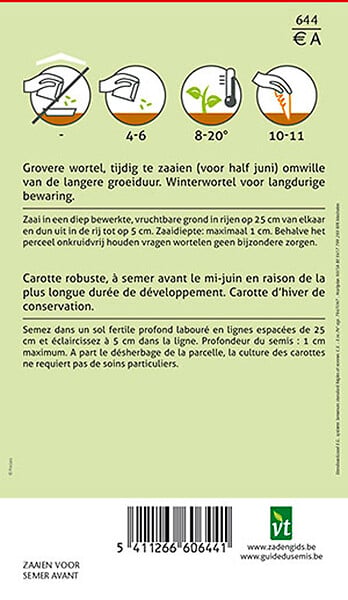 ARBORIX - Carottes Berlicum - Ca. 6 gr (Livraison Gratuite) - large