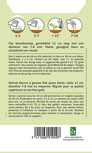 ARBORIX - Haricots Nains Valdor - Ca. 50 gr (Livraison Gratuite) - large