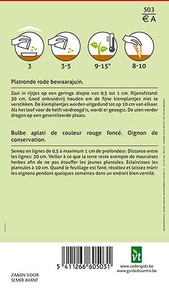 ARBORIX - Oignon Brunswijker - Ca. 4 gr (Livraison Gratuite) - large