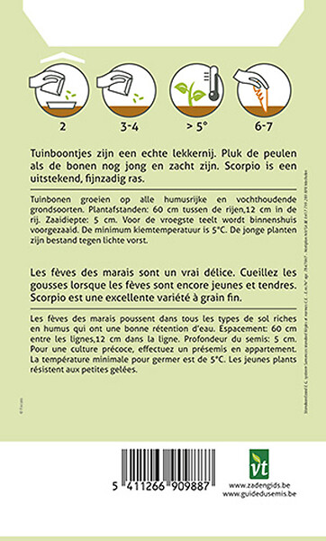 ARBORIX - Fèves Des Marais Scorpio - Ca. 40 gr (Livraison Gratuite) - large