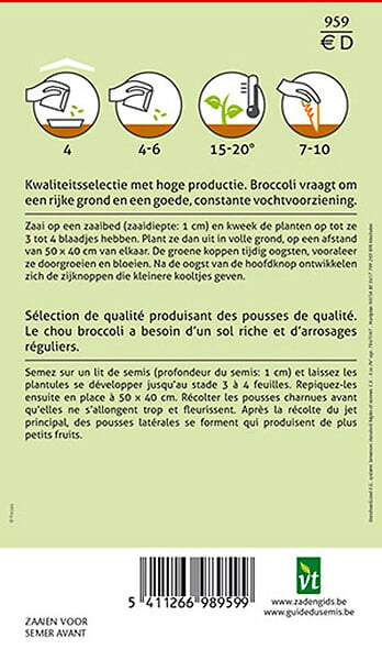 ARBORIX - Brocoli Marathon F1 Hybride - Ca. 0,3 gr (Livraison Gratuite) - large