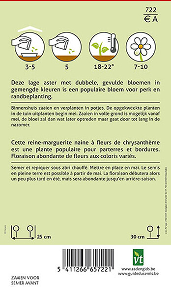 ARBORIX - Aster Reine Naine - Ca. 0,75 gr (Livraison Gratuite) - large