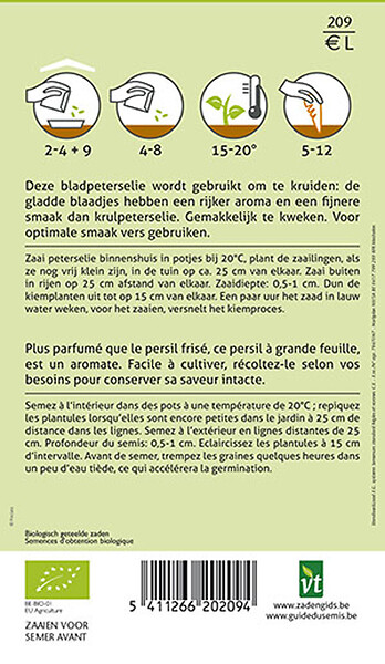 ARBORIX - Bio Persil Commun Hilmar - Ca. 2 gr (Livraison Gratuite) - large
