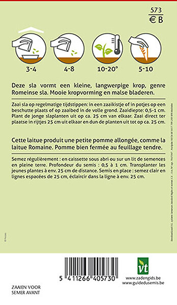 ARBORIX - Laitue Little Gem - Ca. 1 gr (Livraison Gratuite) - large