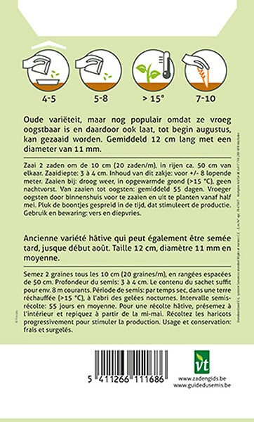 ARBORIX - Haricots Nains Prelude - Ca. 50 gr (Livraison Gratuite) - large
