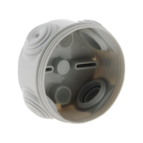 ZENITECH - Lot de 10 boîtes de dérivation IP55 Ø70x35mm - Gris - Zenitech - large