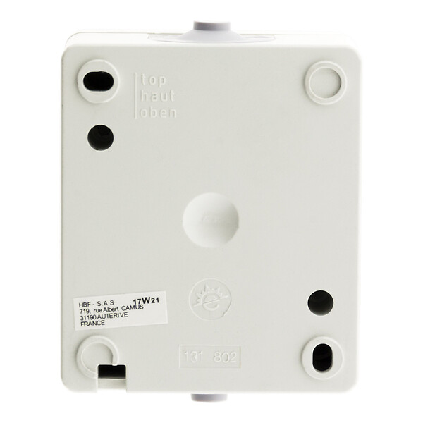 ZENITECH - Interrupteur va et vient 10A IP54 - noir - Aquae - Zenitech - large