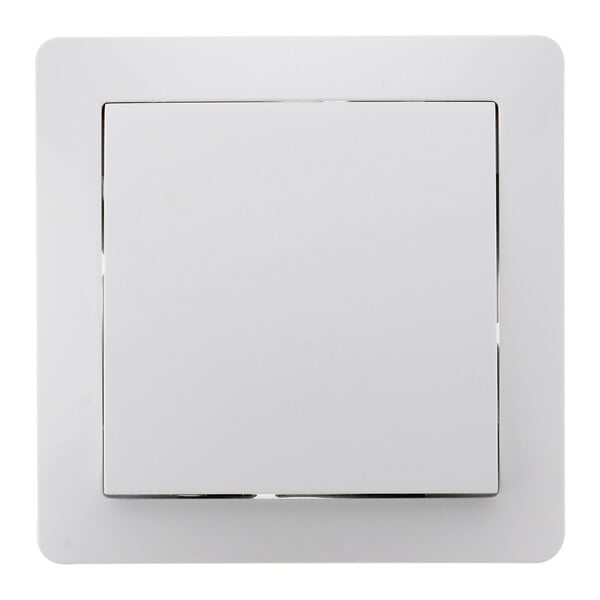 ZENITECH - Bouton poussoir à voyant 10A - Blanc - Orys - Zenitech - large