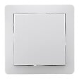 ZENITECH - Bouton poussoir à voyant 10A - Blanc - Orys - Zenitech - vignette