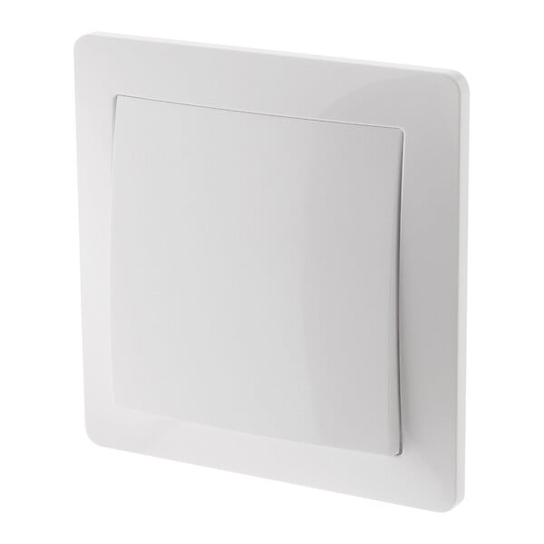 ZENITECH - Bouton poussoir à voyant 10A - Blanc - Orys - Zenitech - large