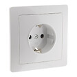 ZENITECH - Prise encastrée Schuko - Blanc - Orys - Zenitech - vignette